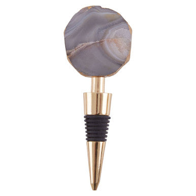 Bowerbird Agata Natural Bottle Opener And Stopper Set