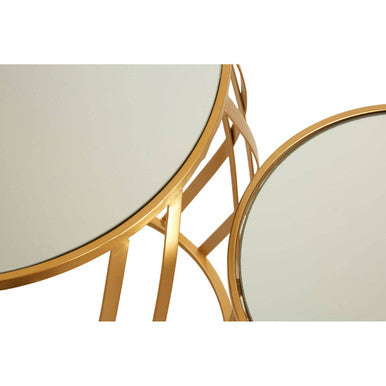 Avantis Set Of 2 Cross Design Side Tables