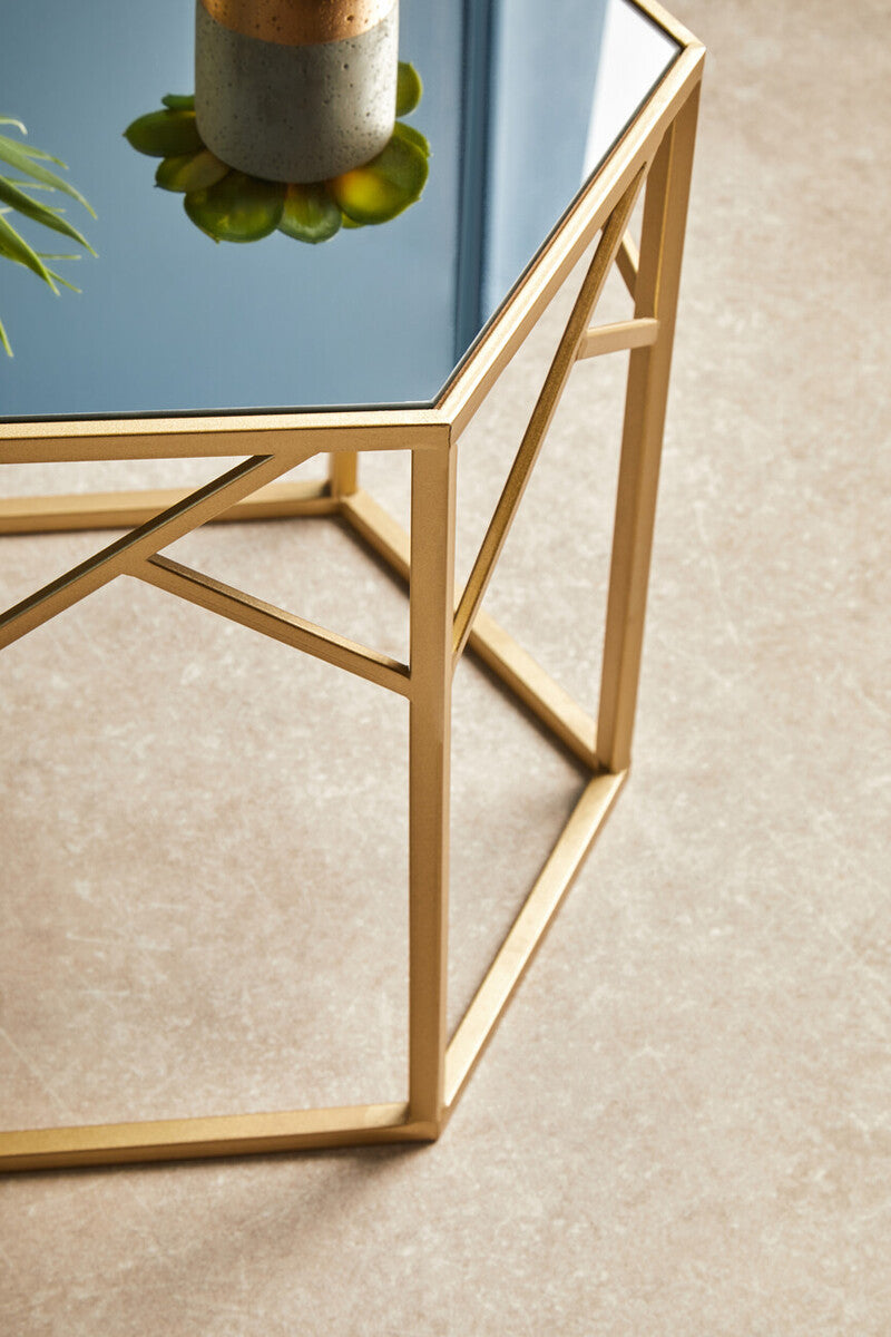 Avantis Set Of 2 Hexagonal Side Tables