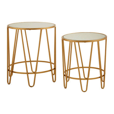 Avantis Set Of 2 Hairpin Design Side Tables