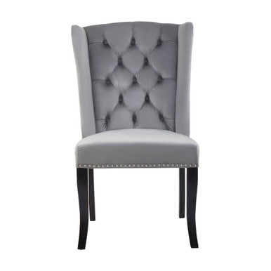 Kensington Townhouse Grey Velvet Dining Chair