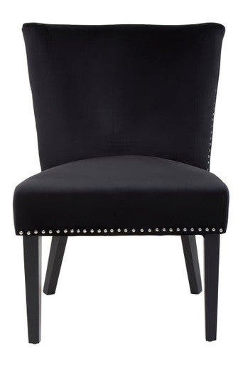 Kensington Townhouse Black Winged Dining Chair