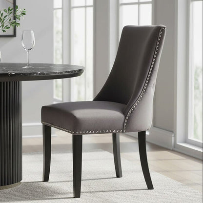 Dark Grey Dining Chair | Kensington Townhouse