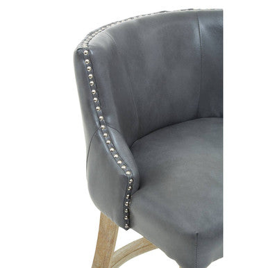 Kensington Townhouse Grey Hevea Bar Chair