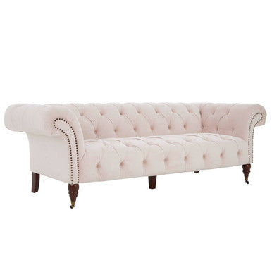 3 Seater Blossom Fabric Chesterfield Sofa | Suri