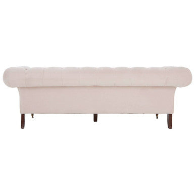 Suri 3 Seat Blossom Fabric Chesterfield Sofa