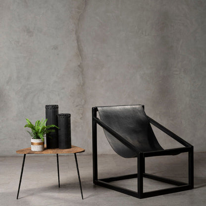 Kendari Black Cubic Frame Chair