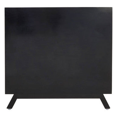 Fusion Black and Mother of Pearl Chest of 3 Drawers