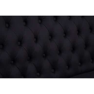 Harrison Black 2 Seat Bench Sofa