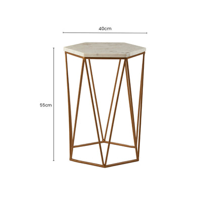 Shalimar Hexagonal Side Table