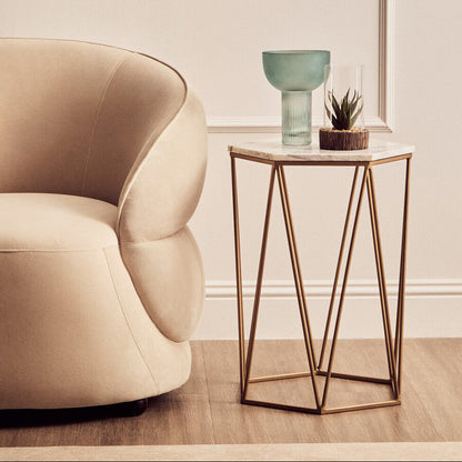 Shalimar Hexagonal Side Table