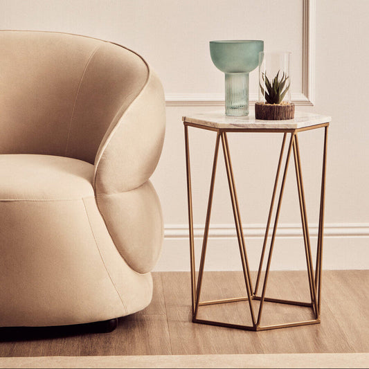 Shalimar Hexagonal Side Table