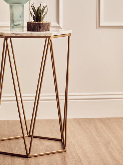Shalimar Hexagonal Side Table