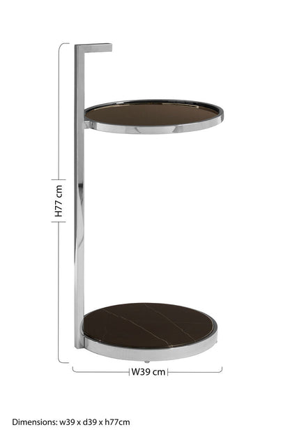 Piermount Two Tier End Table