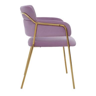 Tamzin Pink Velvet Dining Chair