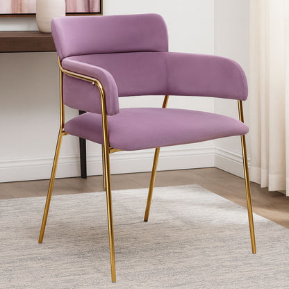 Tamzin Pink Velvet Dining Chair