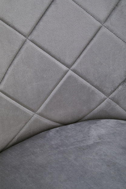 Tamzin Mink Velvet Splayed Dining Chair