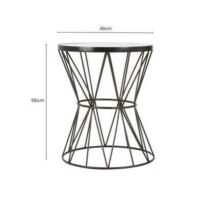 Rabia Corset Base Side Table