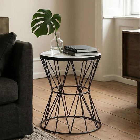 Rabia Corset Base Side Table