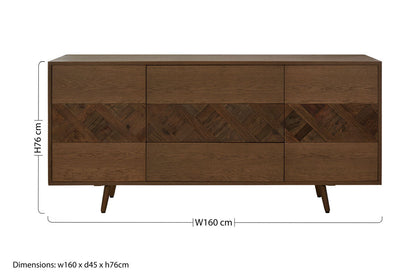 Salvar Oak and Elm Wood Sideboard
