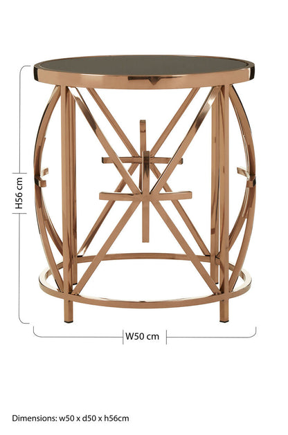 Tula Round Star Base Side Table
