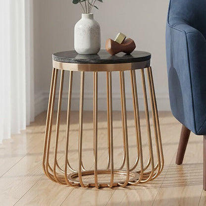 Tula Cage Design Round Side Table