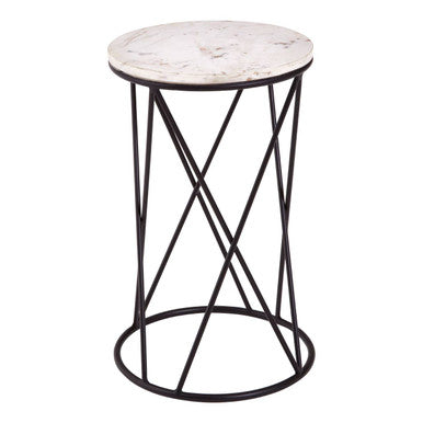 Shalimar Cross Design Round Side Table