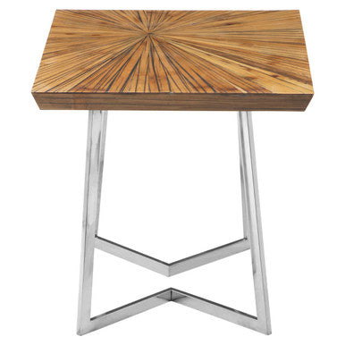 Gabar Natural Bamboo Side Table