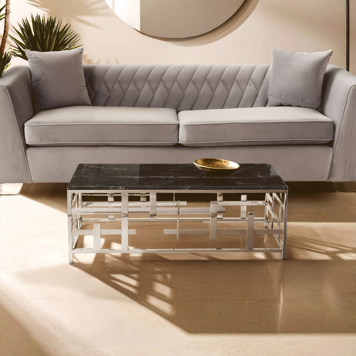 Aprilia Black Marble Coffee Table