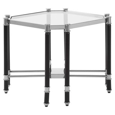 Allessi Silver Chrome Finish End Table