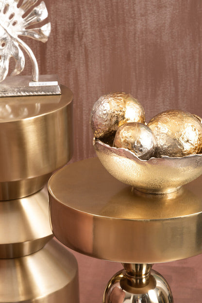 Martini Gold And Ivory Side Table