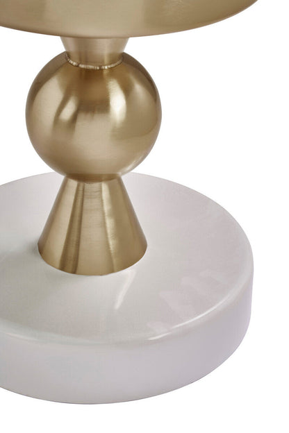 Martini Gold And Ivory Side Table