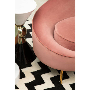 Martini Gold And Black Side Table