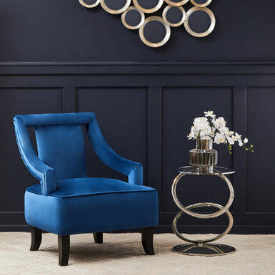 Oria Clear Glass End Table