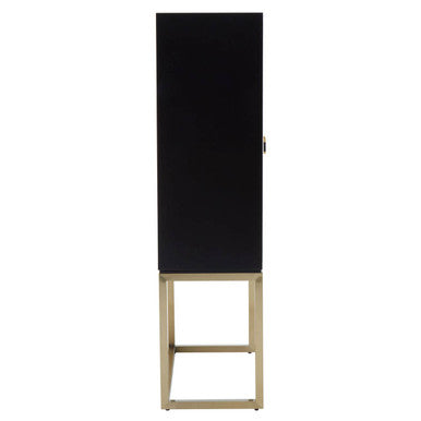 Dumas Black and White Two Door Cabinet