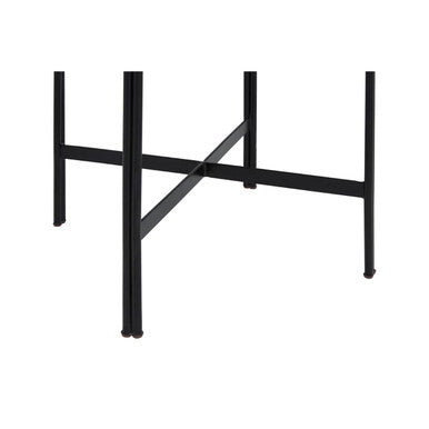 Relic Petrified Wood and Resin Side Table