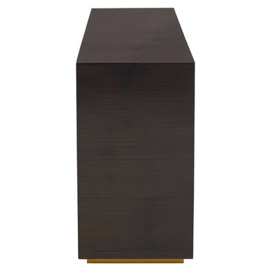 Gabelle Ebony and Natural Bamboo Console Table