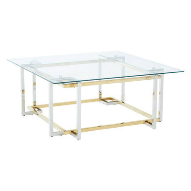 Elino Silver and Gold Coffee Table