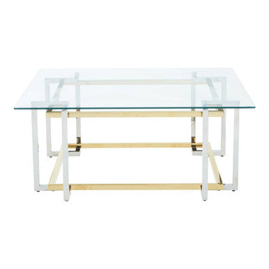 Elino Silver and Gold Coffee Table