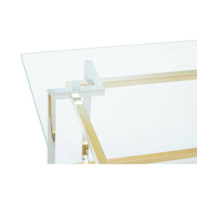 Elino Silver and Gold Coffee Table