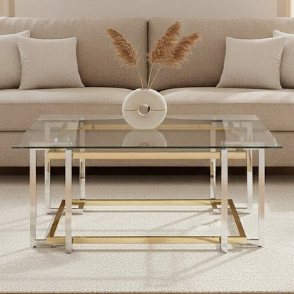 Elino Silver and Gold Coffee Table