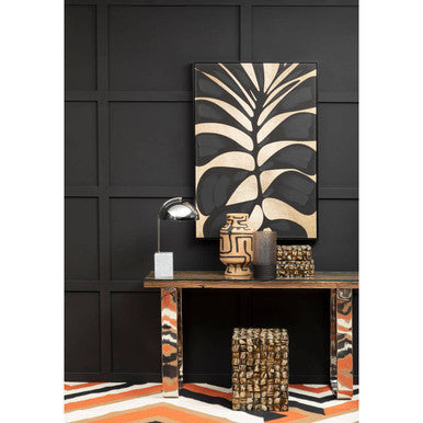 Kerala Natural U Shaped Base Console Table