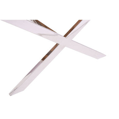 Kerala Natural Top End Table With Cross Base