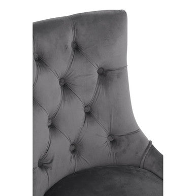 Richmond Grey Velvet Dining Chair