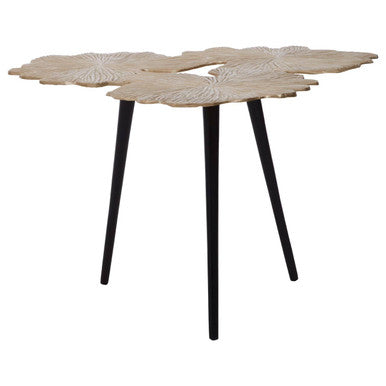 Prato Gingko Gold Top Large Side Table