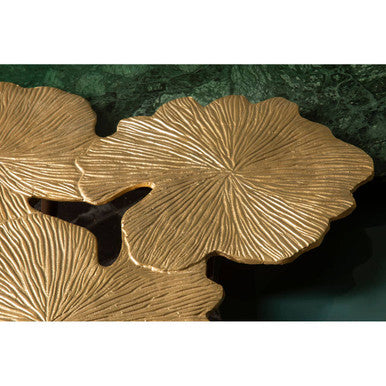 Prato Gingko Gold Top Large Side Table