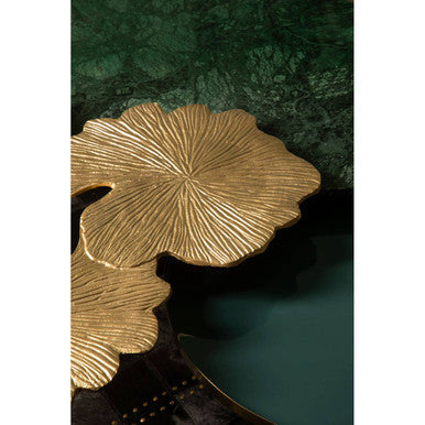 Prato Gingko Gold Top Large Side Table