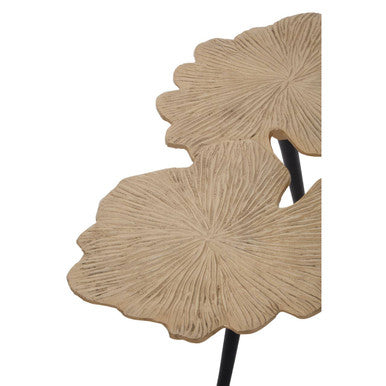 Prato Gingko Gold Top Large Side Table