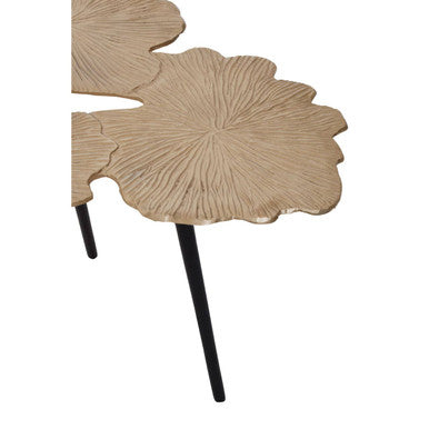 Prato Gingko Gold Top Large Side Table