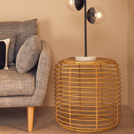 Trento Round Rattan Side Table